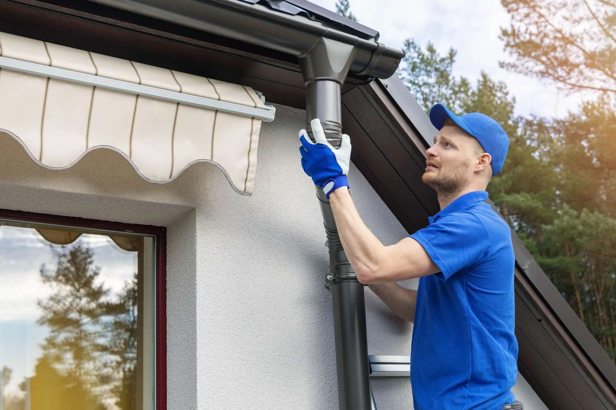 Gutter repair and cleaning